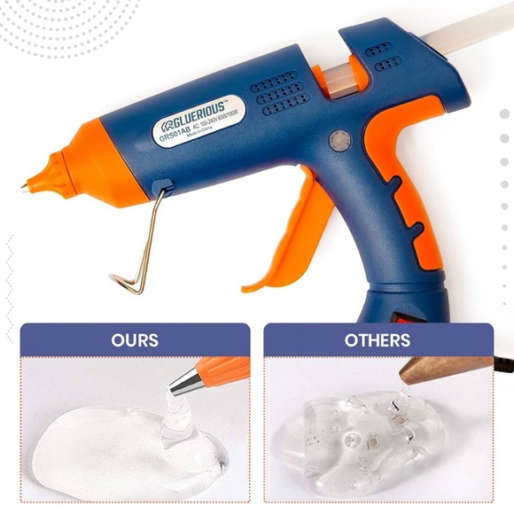 Full Size Hot Glue Gun Kit Dual High Temp Large Glue Gun with 15 Glue Sticks NEW - Picture 6 of 6